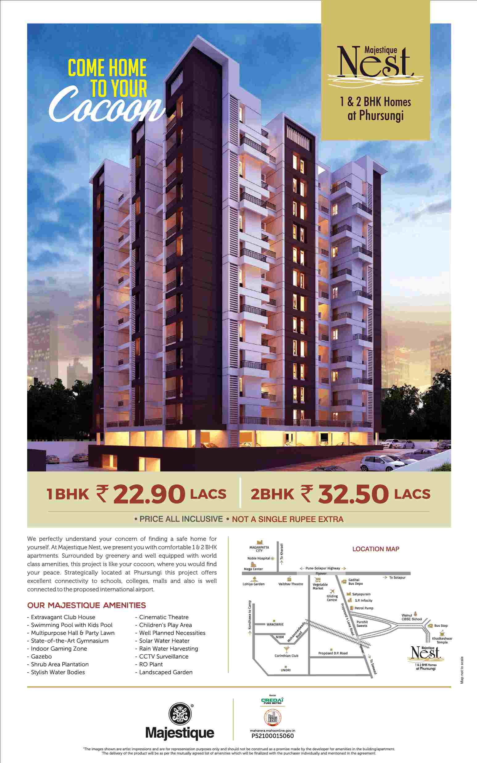 Book a safe home for your family at Majestique Nest in Pune Update